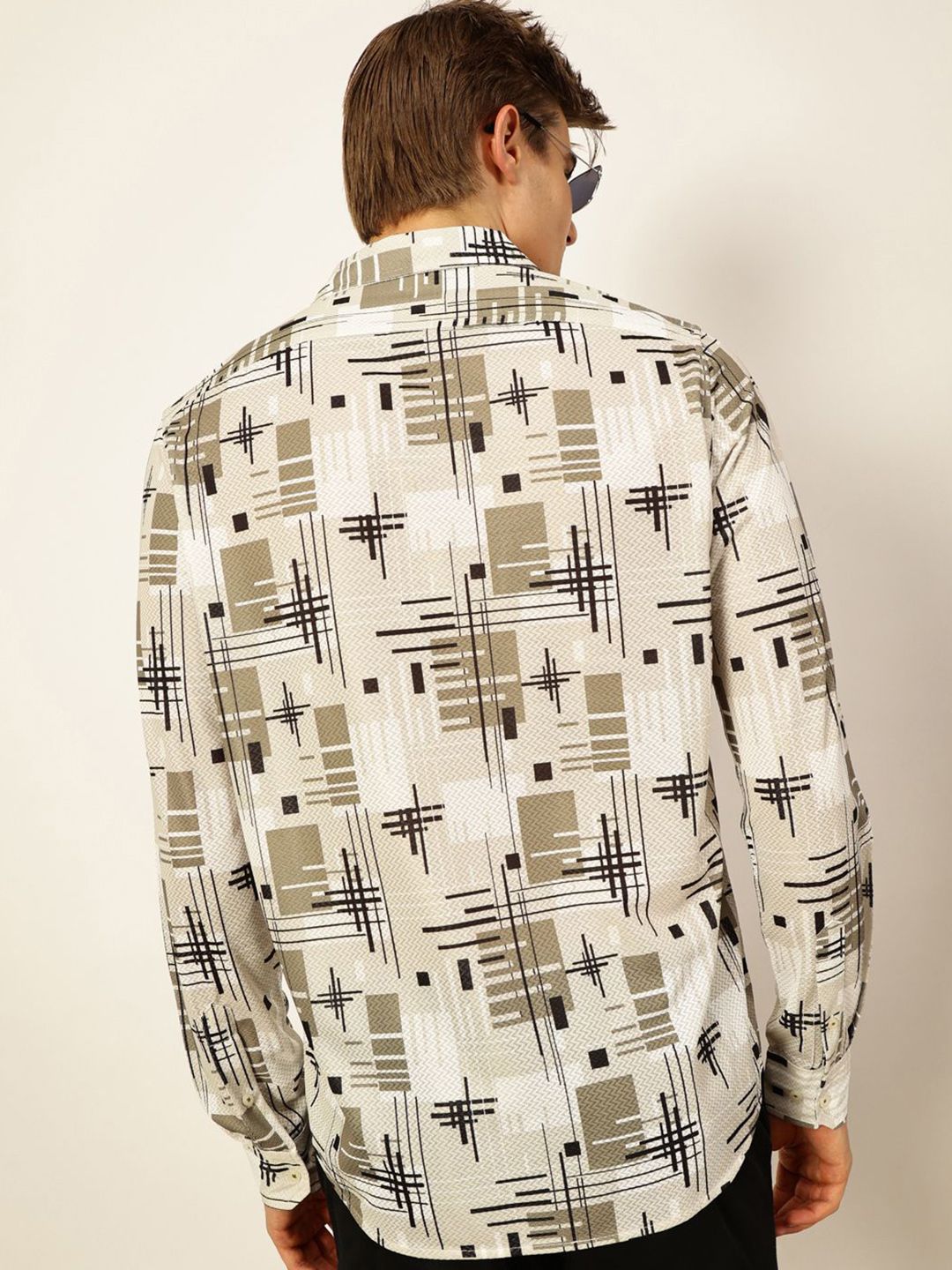 Thomas Scott Men Premium Slim Fit Opaque Printed Casual Shirt