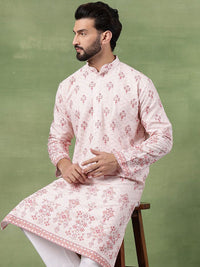 SOJANYA Men Ethnic Motifs Embroidered Kurta