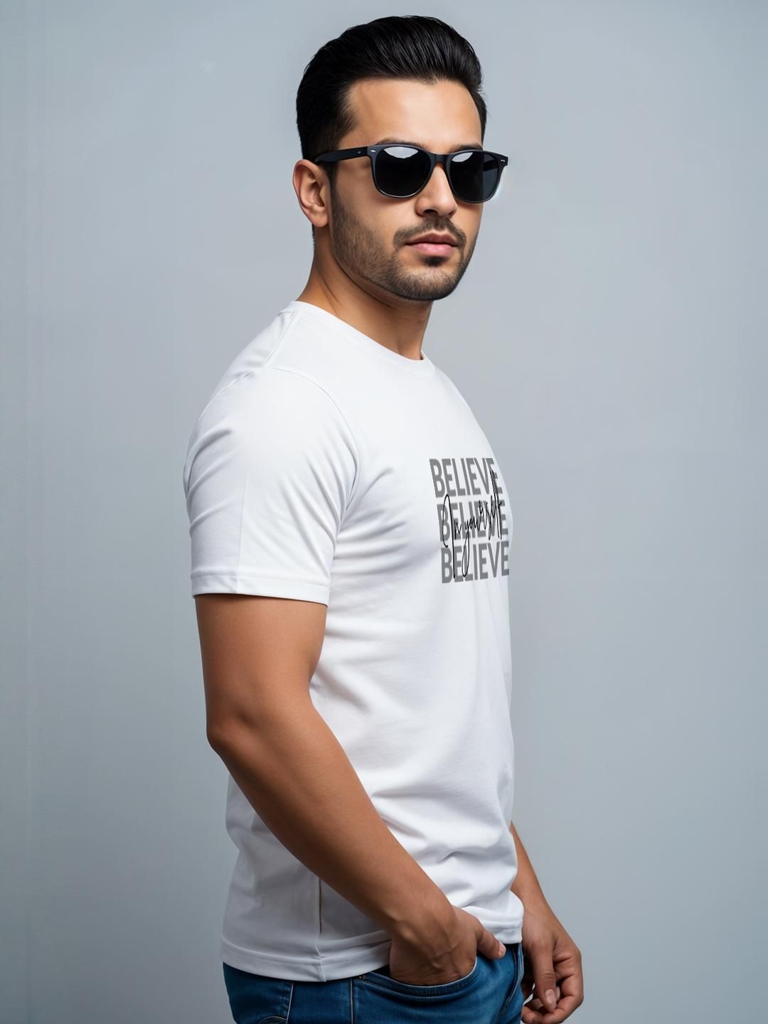 ADRO Men White Tshirts