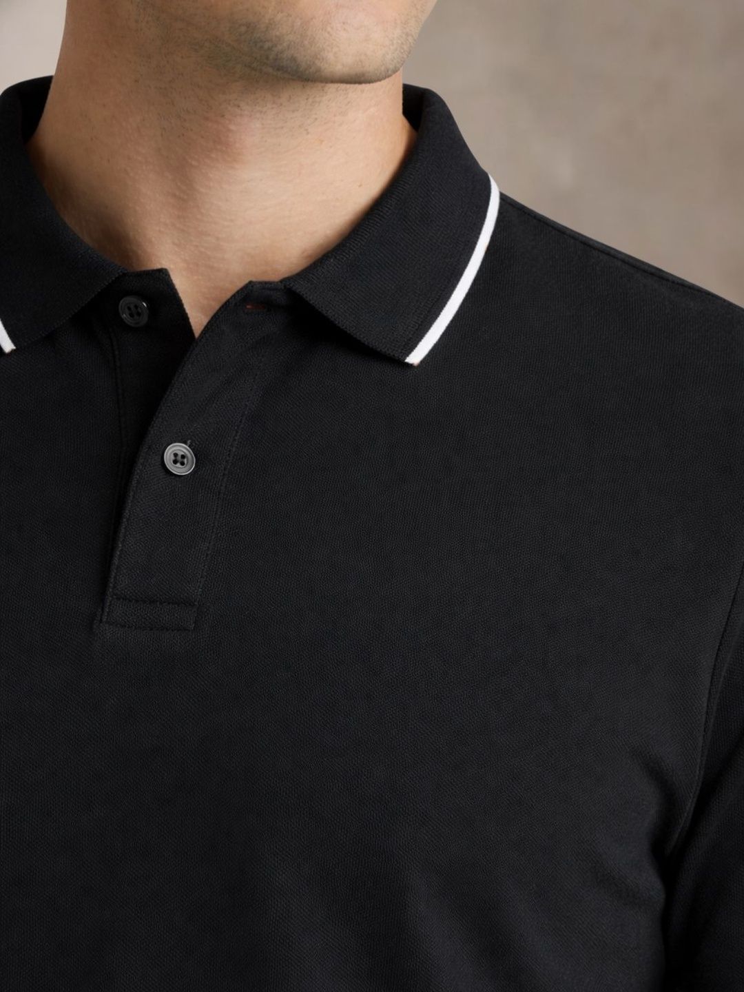 ADRO Men Polo Collar T-shirt