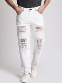 Bene Kleed Men Relaxed Fit Highly Distressed Jeans
