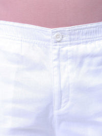The Indian Garage Co Men Relaxed Fit Pure Cotton Utility Cargo Shorts