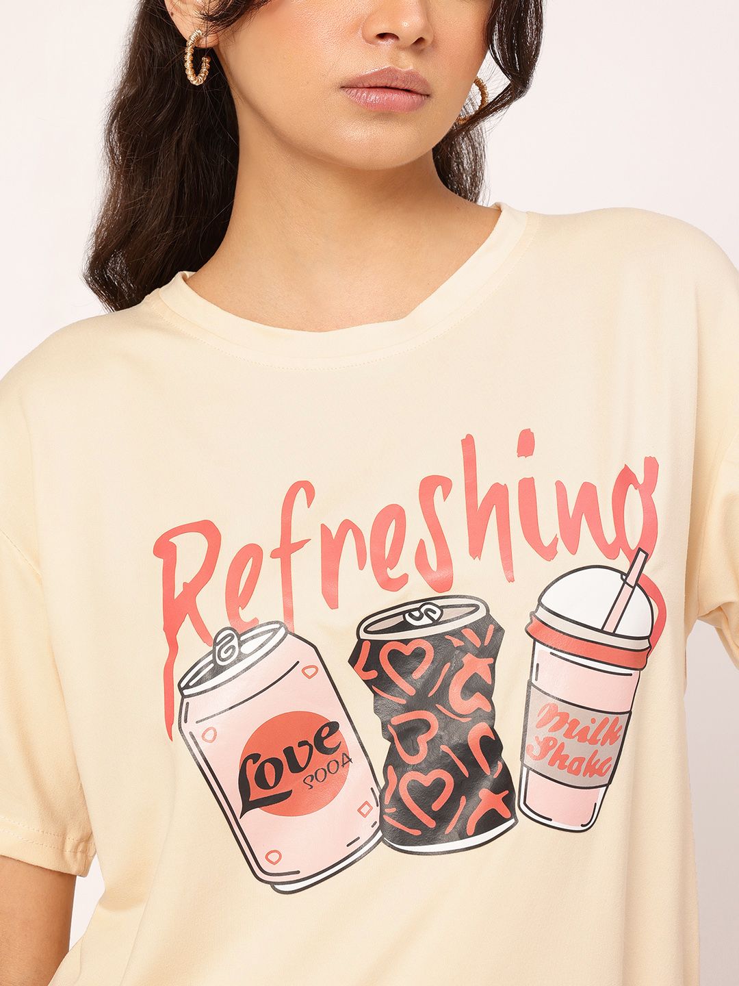DressBerry Daily Doodles Drop-Shoulder T-shirt