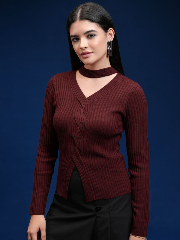 Tokyo Talkies Women Pullover Sweater