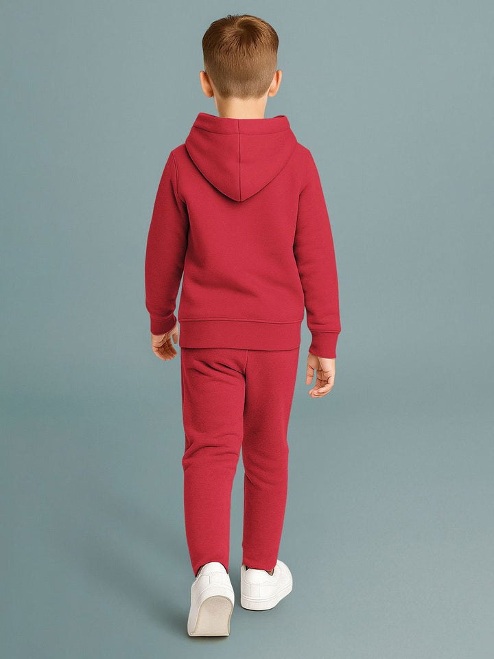 HELLCAT Boys Printed Hooded Sweatshirt With Trousers