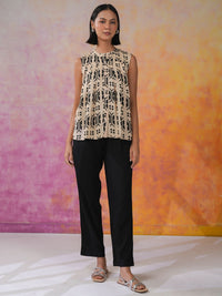 Sanskrutihomes bercetak Top & Trousers Co-Ords