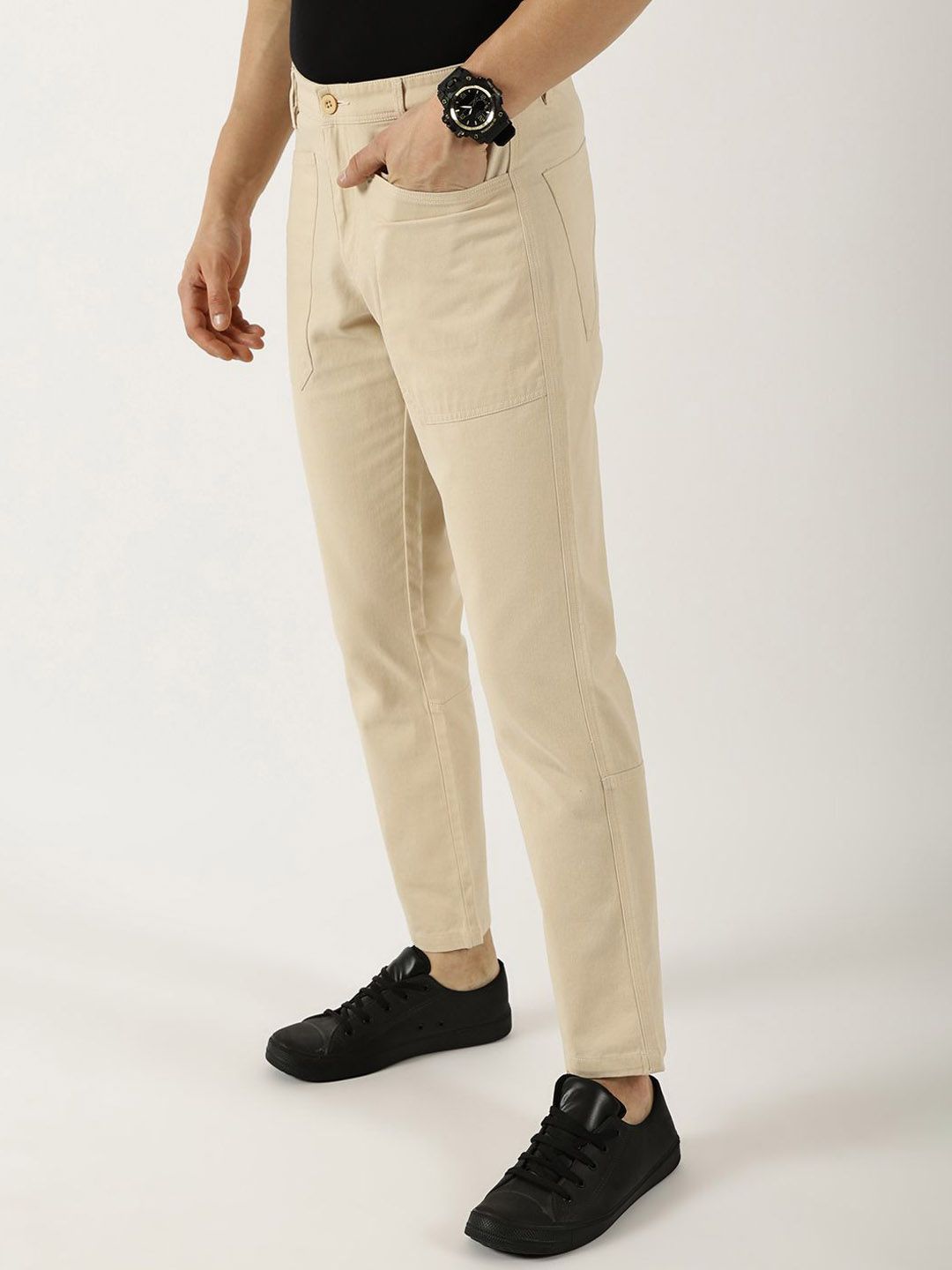 Thomas Scott Men Smart Straight Fit Easy Wash Trousers