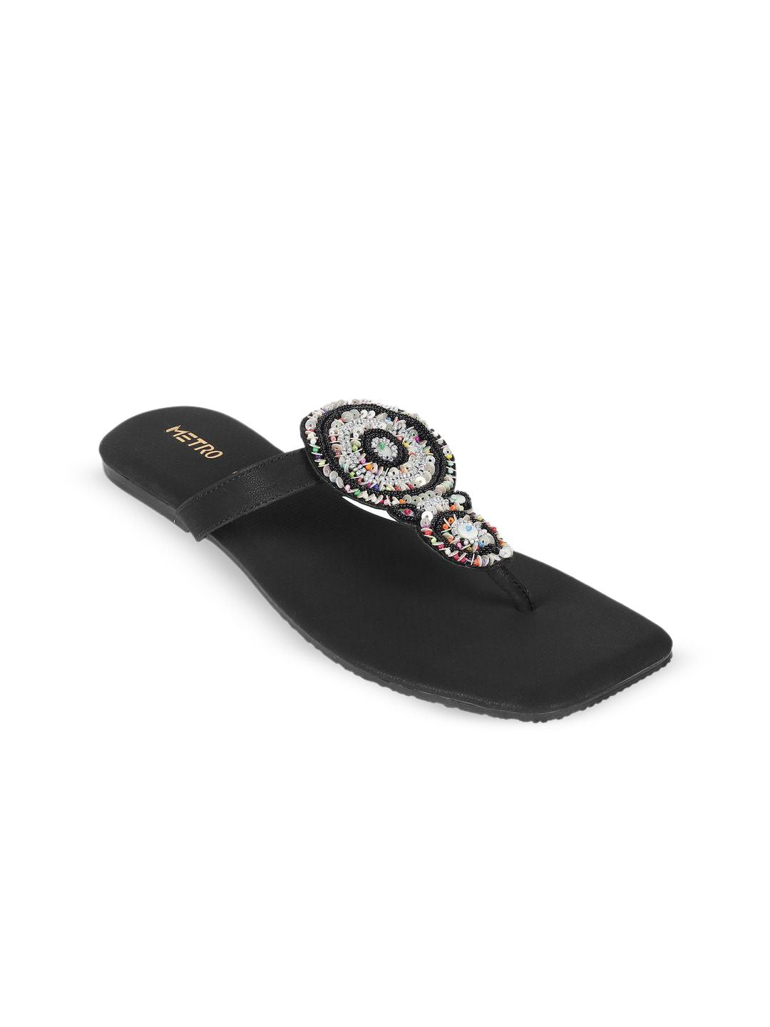 Metro Women Open Toe Flats