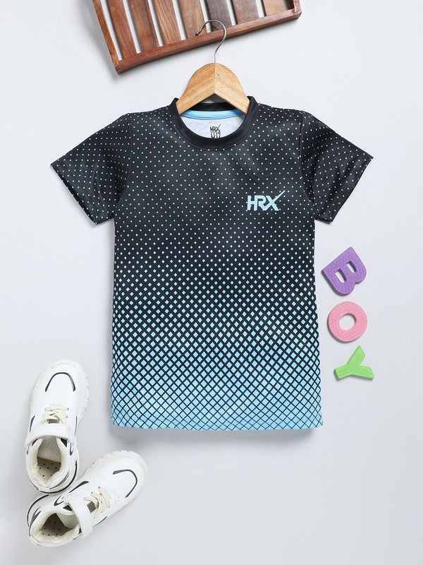 HRX by Hrithik Roshan Boys Geometric Printed T-shirt
