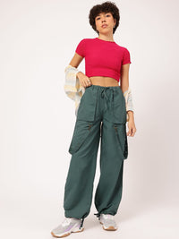 DressBerry Laid-back Fashionable Women Cargo Style Relaxed Joggers