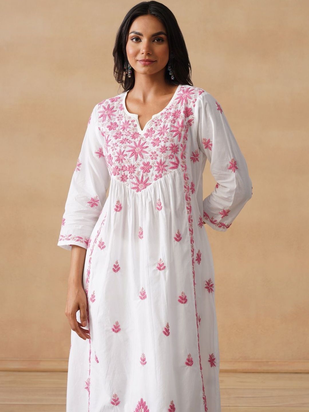 Rumah Wanita Chikankari Kurta Chikankari