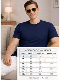 ADRO Men Typography Printed T-shirt