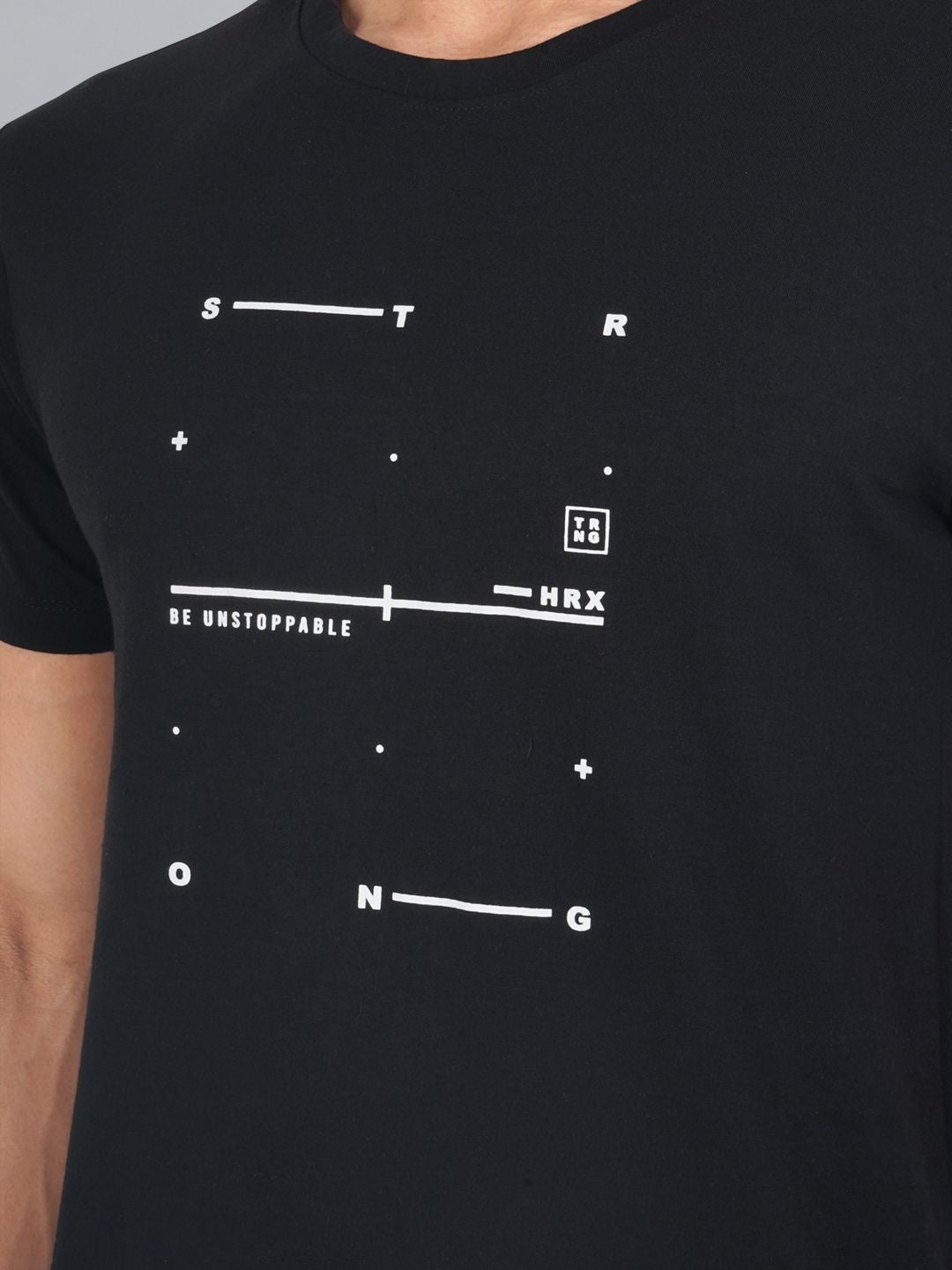 HRX by Hrithik Roshan Men Typography Printed Training T-shirt