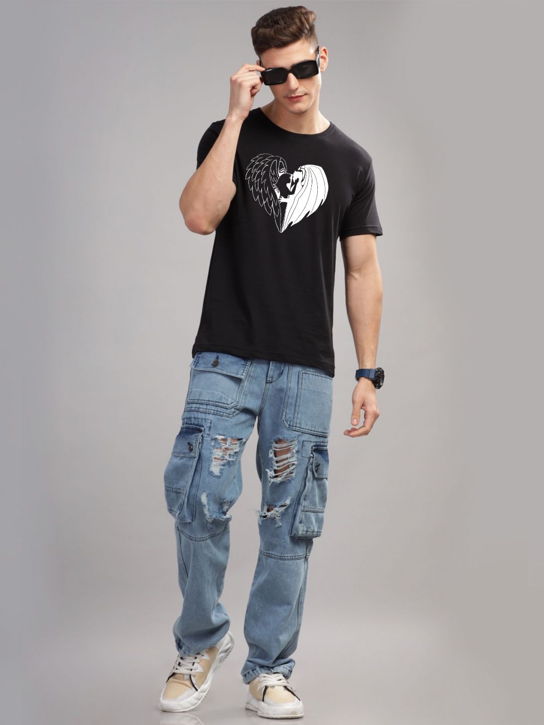 ADRO Men Printed T-shirt