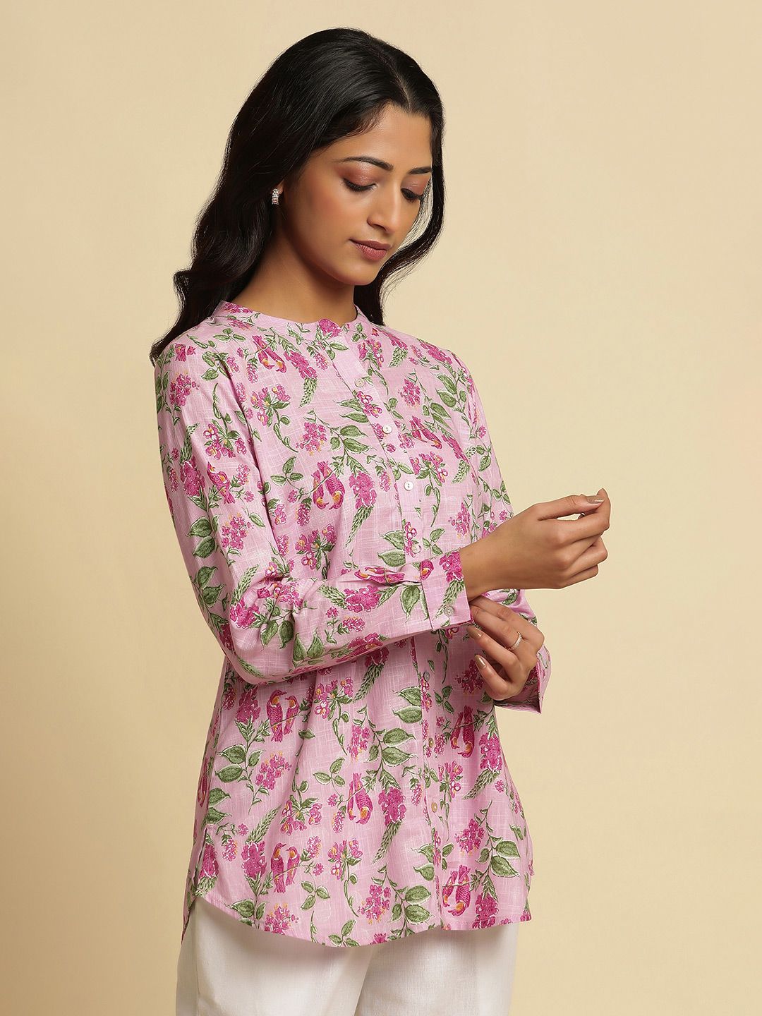 W Women Floral Opaque Printed Casual Shirt
