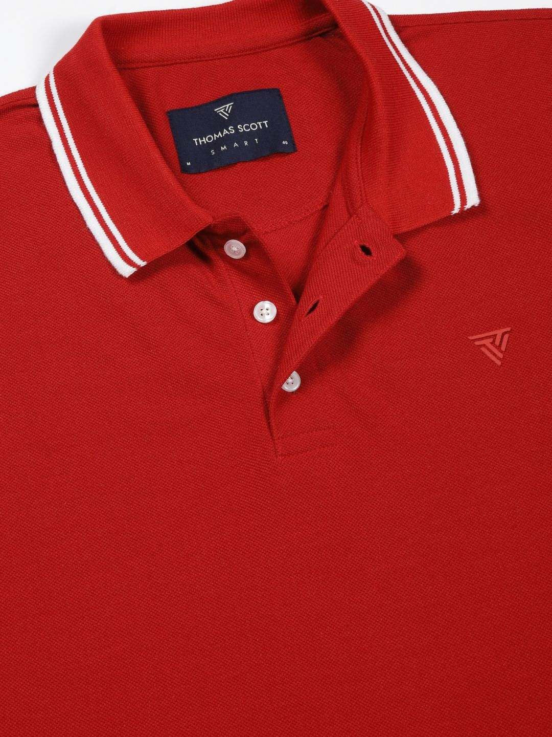 Thomas Scott Men Polo Collar T-shirt