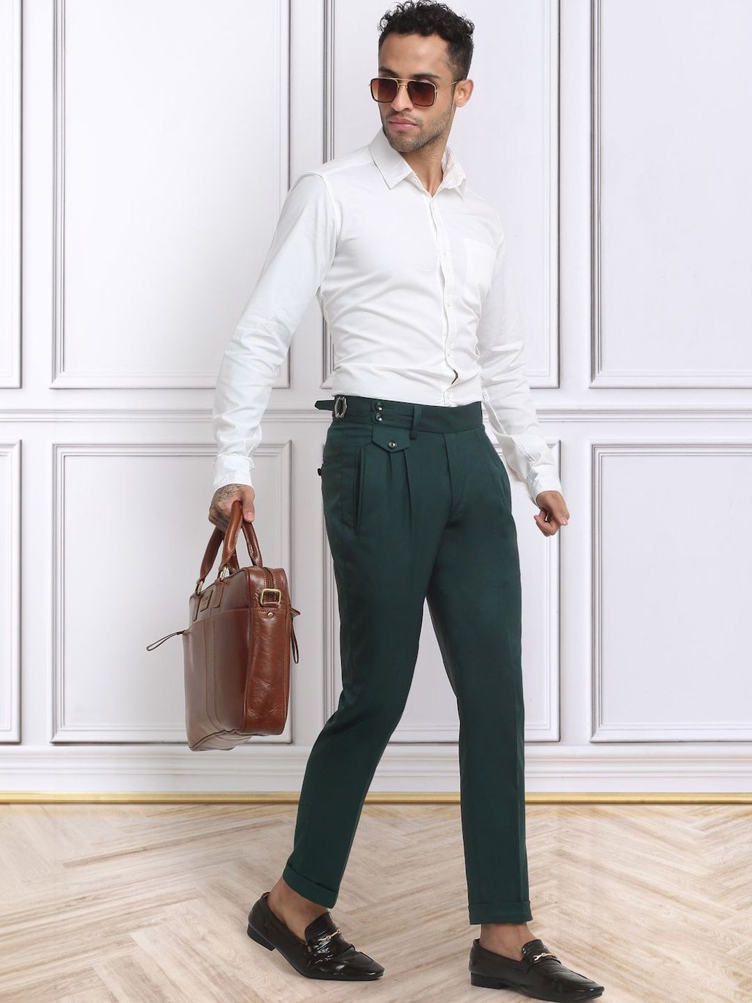 Moda Rapido Men Slim Fit Easy Wash Trousers