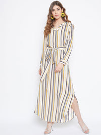 Berrylush Striped Maxi Dress