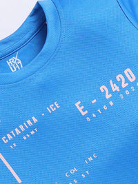 HRX by Hrithik Roshan Boys Typography Printed Rapid-Dry T-shirt