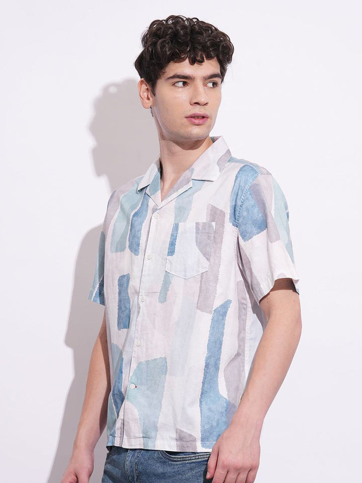 Being Human Men Classic Opaque Printed Casual Shirt