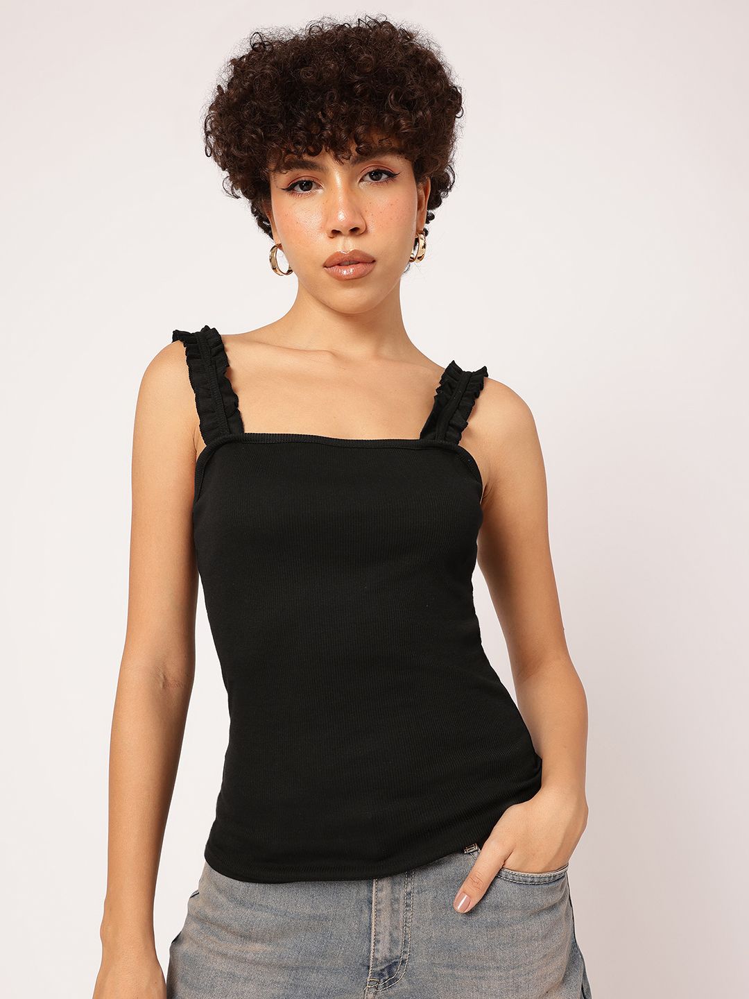 DressBerry Fusion Fits Ribbed Top