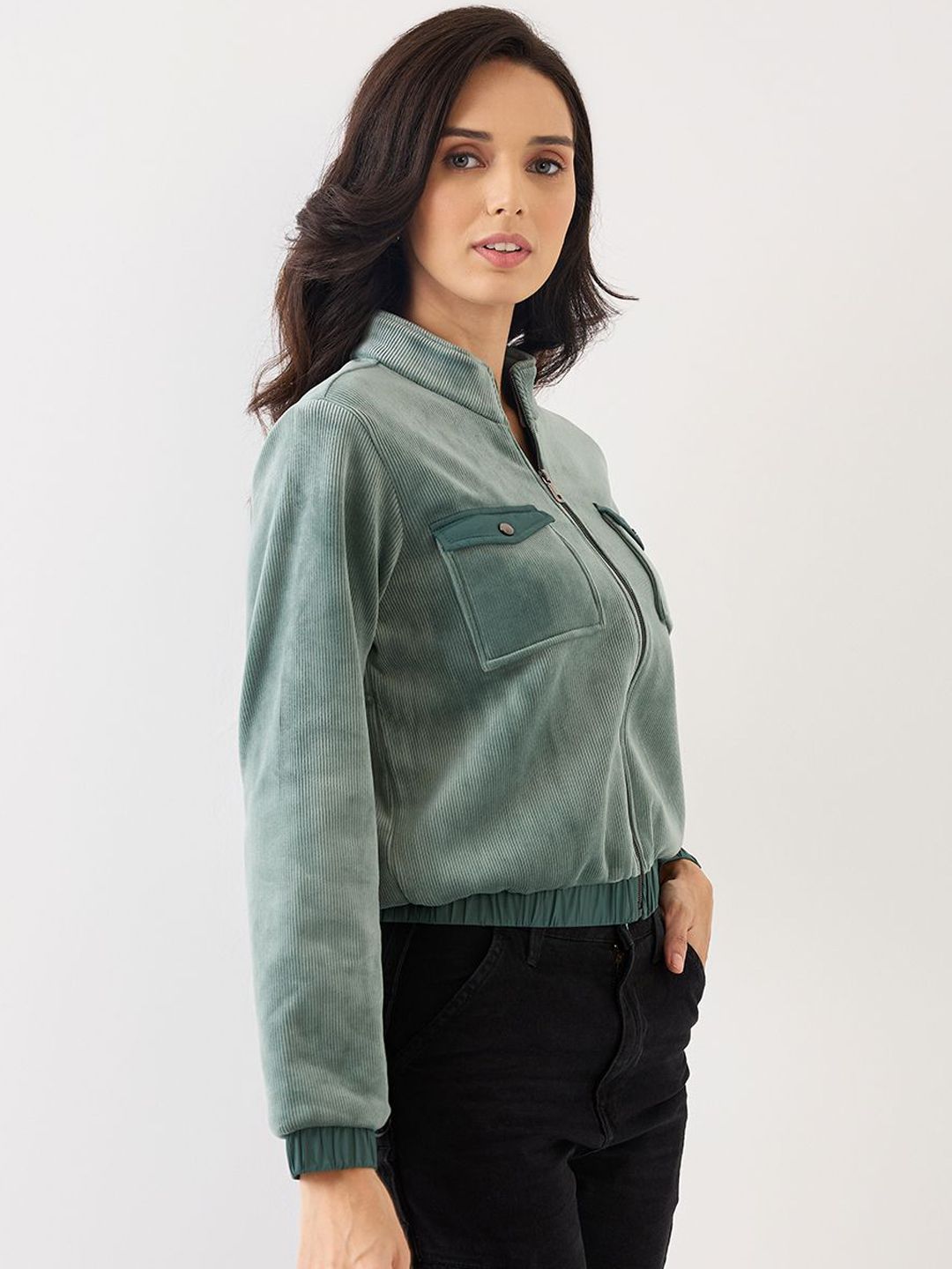 Jaket Pengebom Tanaman Wanita Spykar