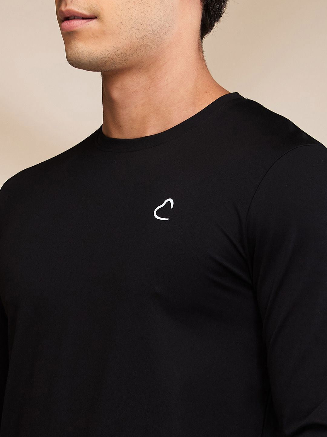 Being Human Men Solid Round Neck Cotton Slim Fit T-shirt