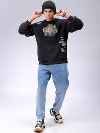 The Indian Garage Co Men Typography Printed Long Sleeves Sweatshirt