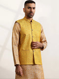 Jaket Nehru Brocade Rekaan Tenunan Anouk