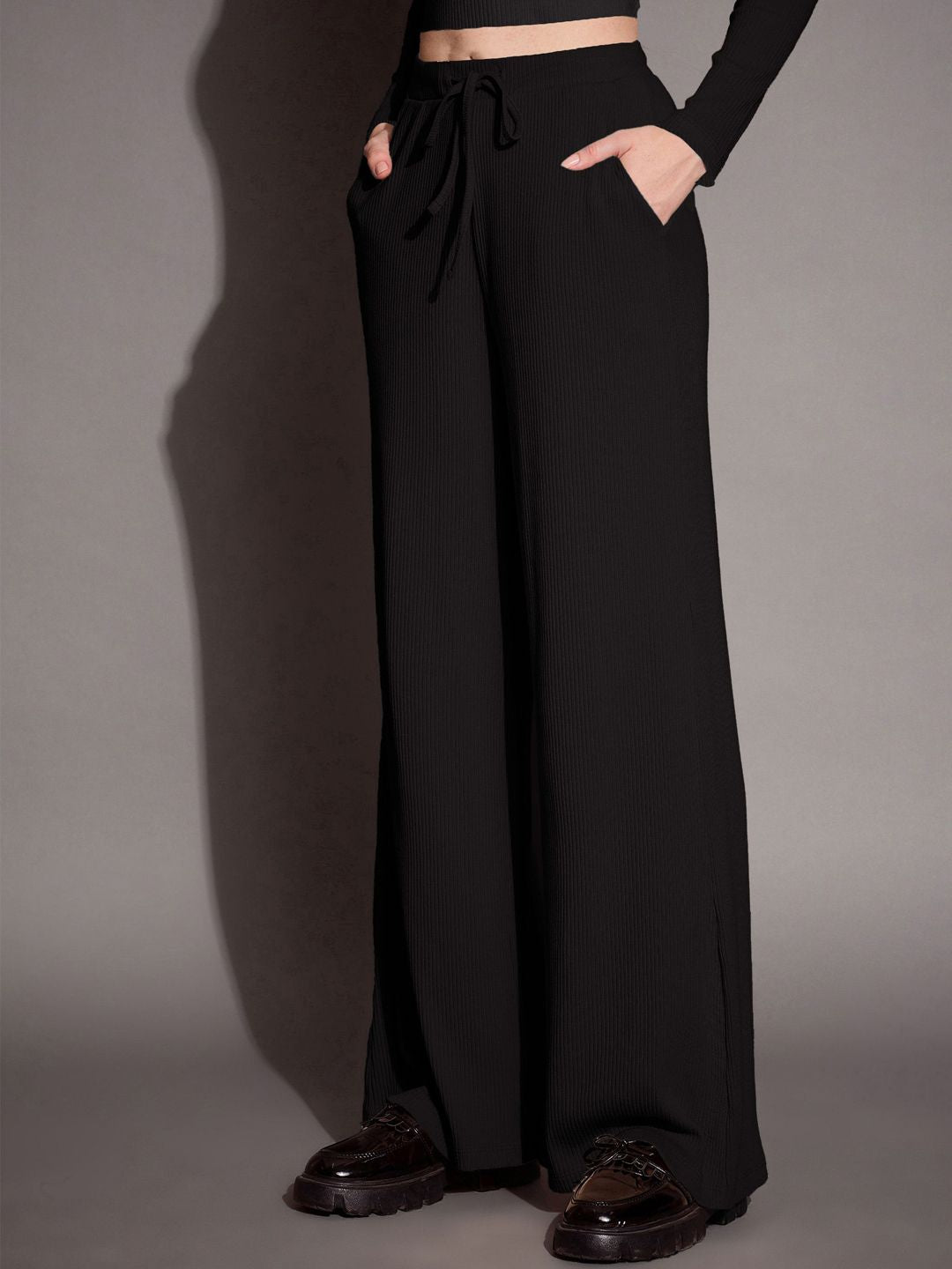 SASSAFRAS BASICS Women Solid Relaxed Fit Track Pants