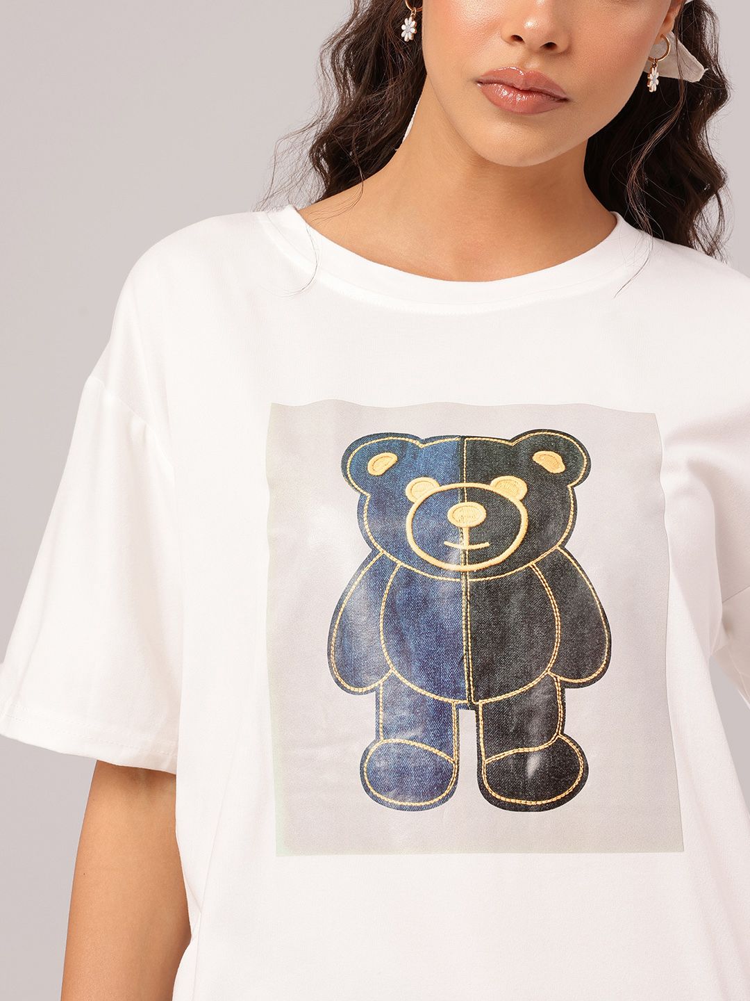 DressBerry Soft Sensation Printed Relaxed Fit T-shirt