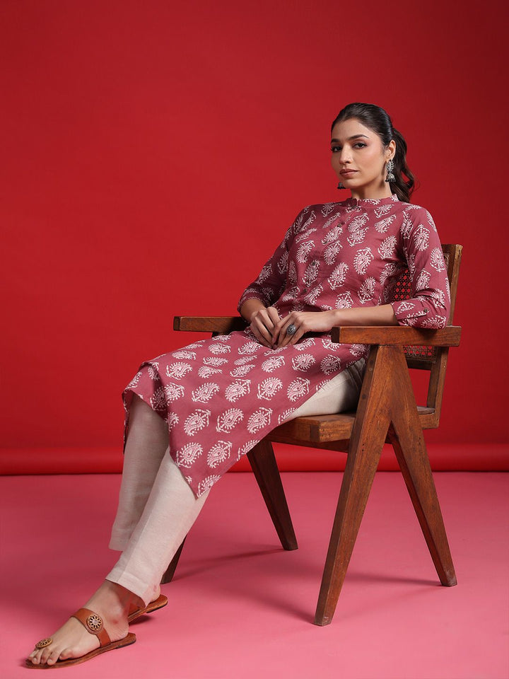 Indo Era Women Ethnic Motifs Embroidered Kurta