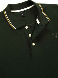 Thomas Scott Men Solid Polo Collar Cotton T-shirt