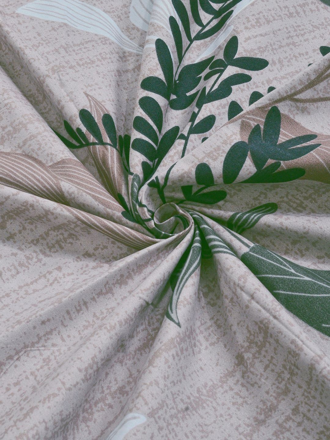 KLOTTHE Grey Floral 300 TC King Cadar Biasa