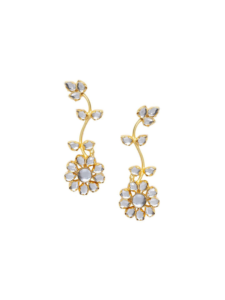 Anting-anting Jatuh Bunga Bersalut Emas Anouk