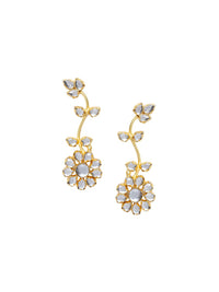 Anting-anting Jatuh Bunga Bersalut Emas Anouk