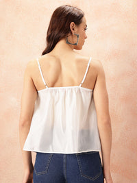 all about you Semi Sheer Sheen Top