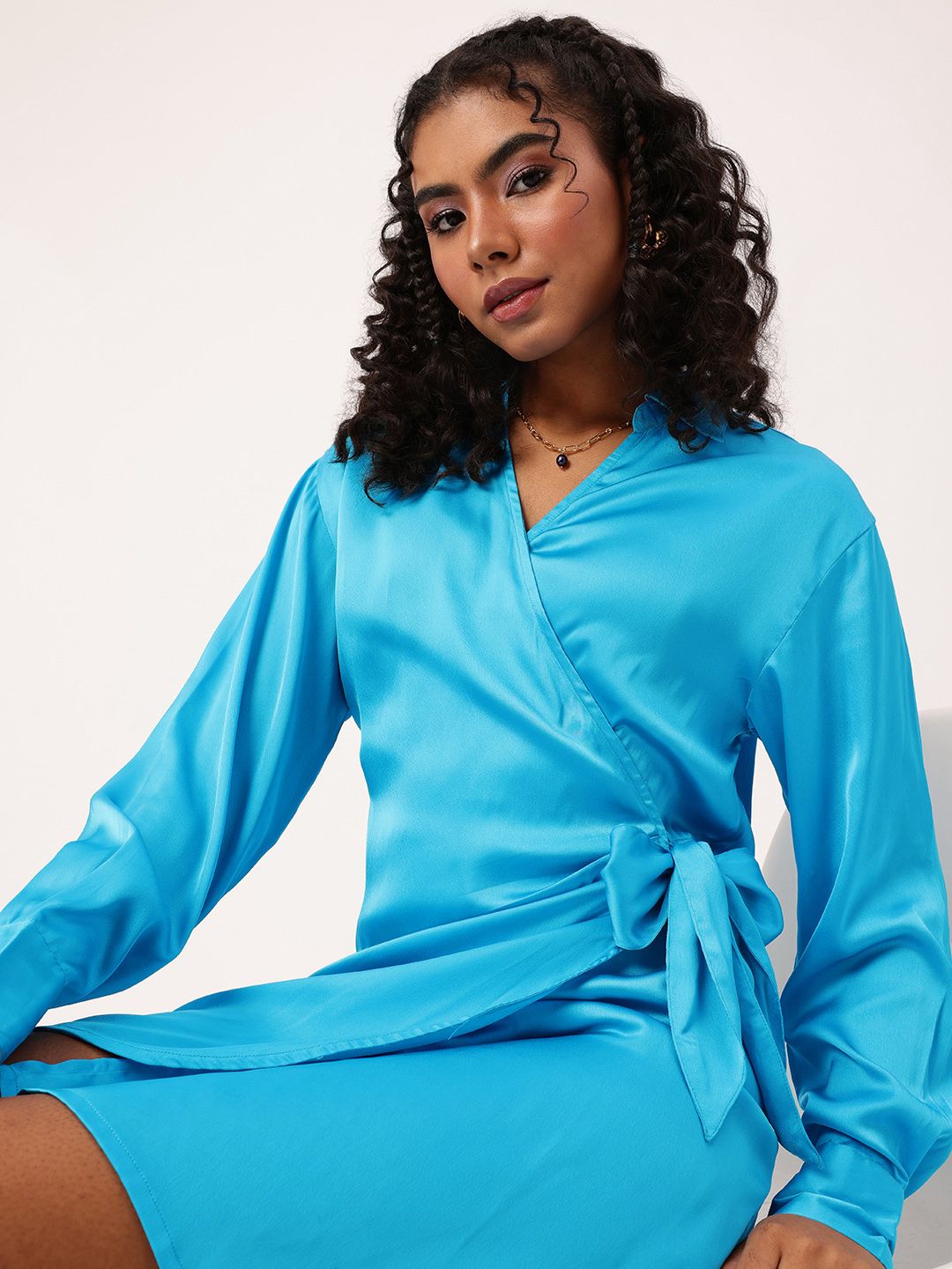 DressBerry Decolletage Power Wrap Dress