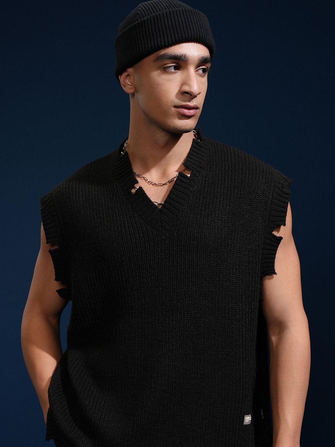 Highlander Men Lengan V-Neck Sweater Vest