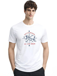 ADRO Men Typography Printed T-shirt