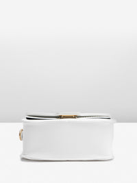 DressBerry Textured Structured Satchel Bag