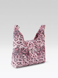 DressBerry Animal Print Sling Bag with Bow Detail