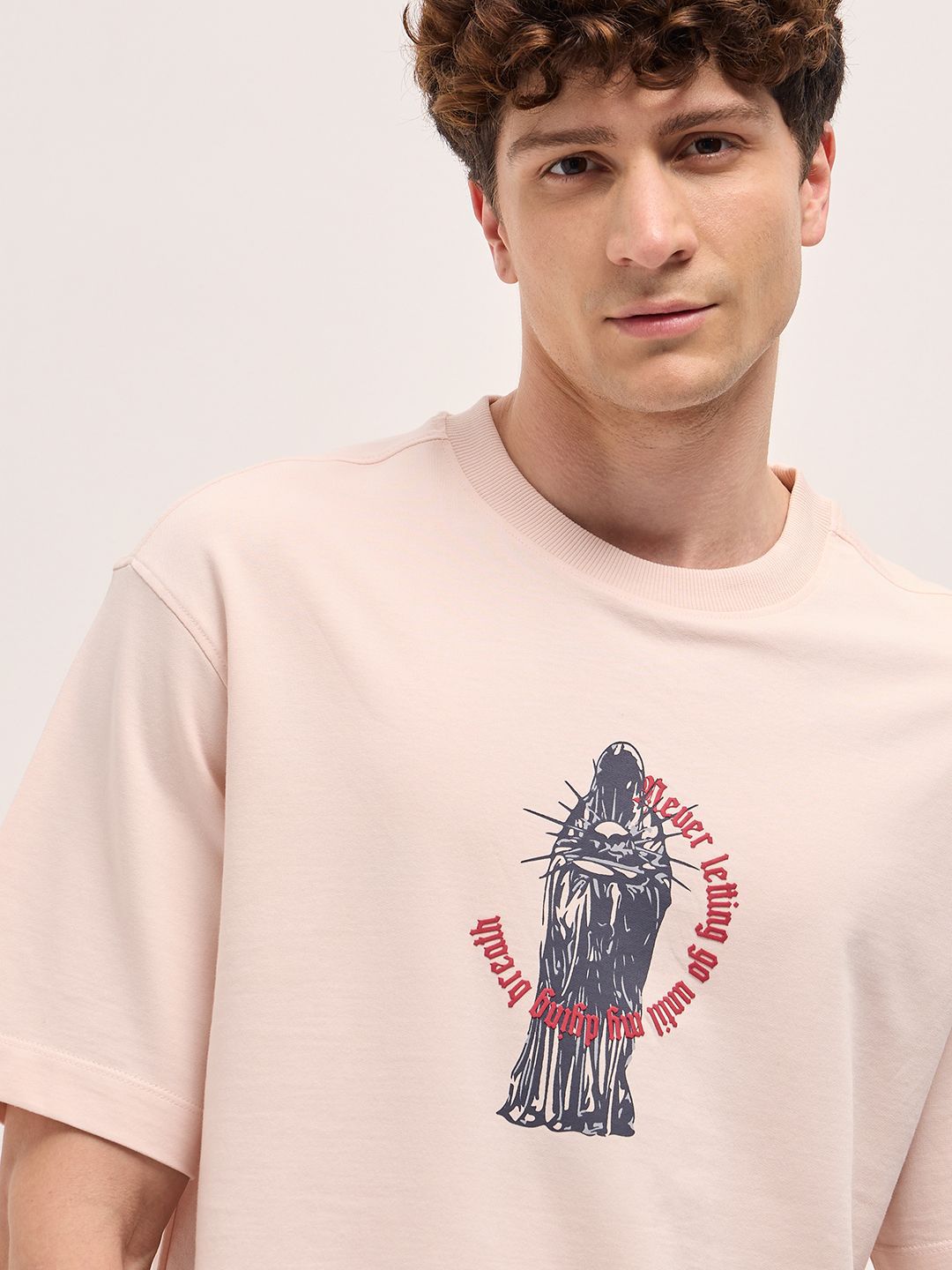 T-Shirt Leher Beruang Lelaki Bear House Graphic Graphic