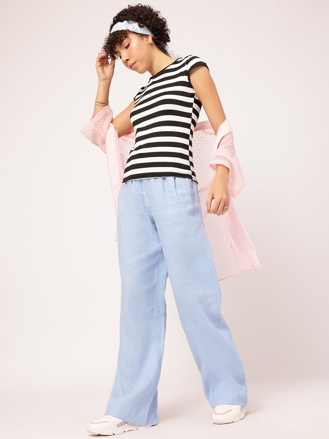 DressBerry Everyday Basics Monochrome Stripes Tee