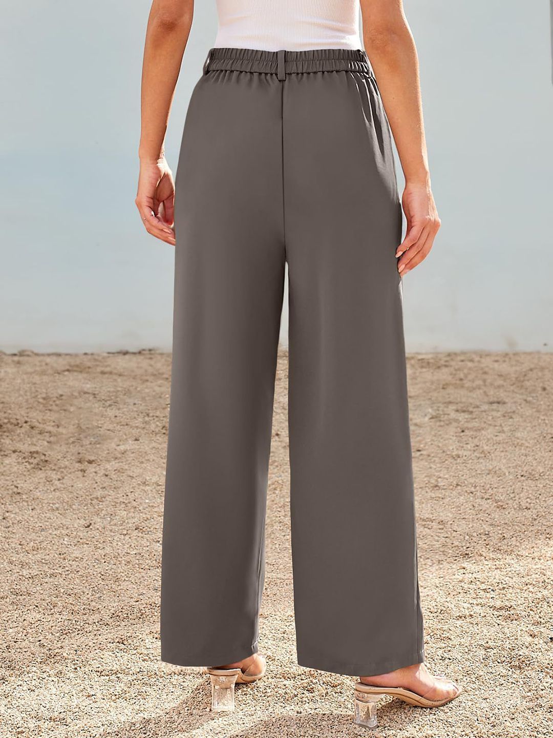 all about you Women Loose Fit High-Rise Parallel Trouser