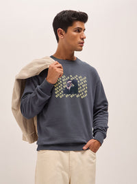 THE BEAR HOUSE Men Graphic Print Sweatshirt