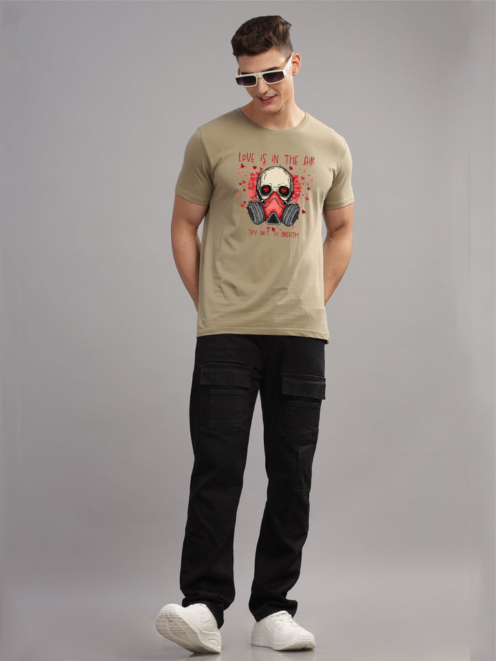 ADRO Men Graphic Printed Round Neck Cotton T-shirt