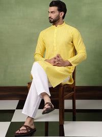 SOJANYA Kurta Berjalur Lelaki