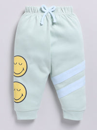 Moms Love Boys Pure Cotton Conversational Printed T-shirt and Joggers
