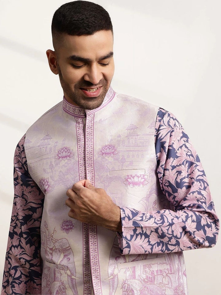 Jaket Nehru Brocade Rekaan Tenun SOJANYA PLUS